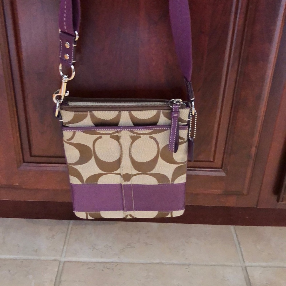 Signature Coach Crossbody Bag